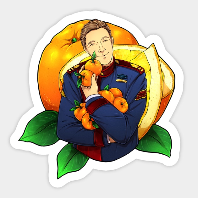 Oranges Sticker by CosmicShine